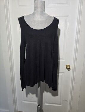 FREE PEOPLE NWT Malibu Waffle Knit Tunic Top